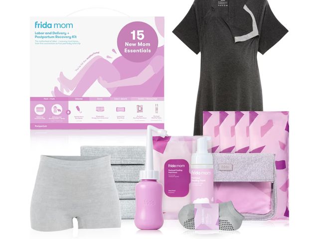 Lot 96-188008 - Frida Mom 15pc Labor &amp; Postpartum Kit Gift Set for Baby Showers &amp; Mom to Be, Includes Peri B...