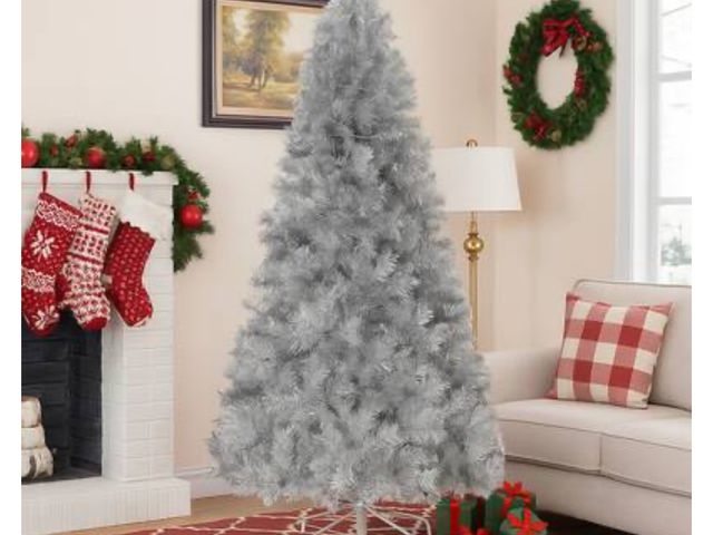 Lot 96-192493 - BreeBe - Decorative Prelit Christmas Tree – 5ft to 7ft for Parties and Holidays - Silver
New 
MSRP $...