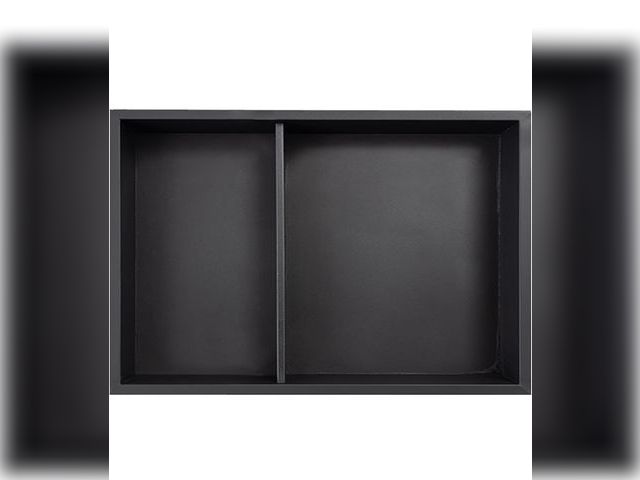 Lot 96-211207 - 16"×20" Shower Niche, Stainless Steel Shower Niche, Shower Niche No Tile Needed, Matte Black Two-Tie...