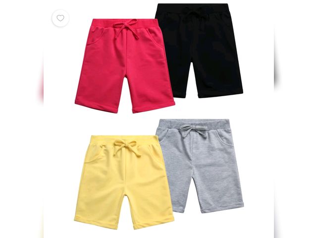 Lot 96-230744 - Real Love Girls Active Shorts Lightweight French Terry Bermuda Shorts with Elastic Waistband Size 14...