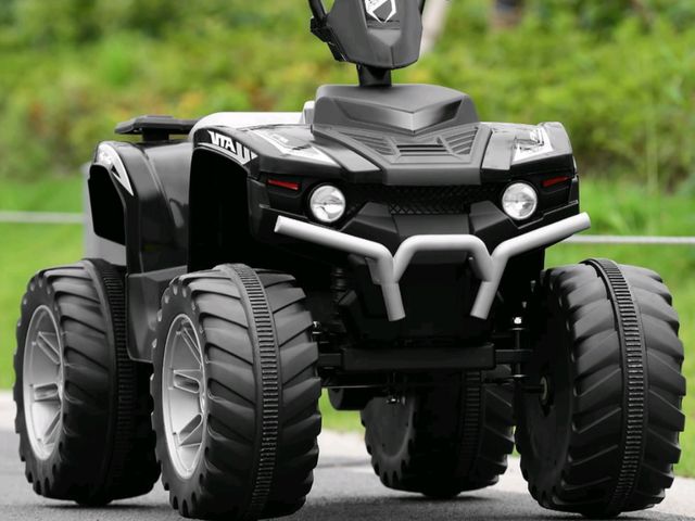 Lot 96-227581 - Costway 12V Kids 4-Wheeler ATV Quad Ride On Car w/ LED Lights Music  USB Black
Open box
Appears unus...