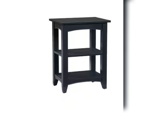 Lot 96-172083 - Alaterre Furniture
Shaker Cottage Charcoal Gray Storage End Table
MSRP $139
New