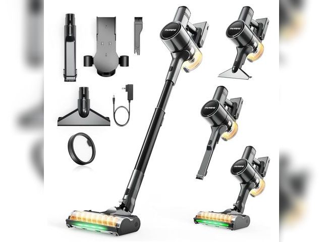 Lot 96-171343 - Cordless Vacuum Cleaners for Home, G26 Vacuum Cleaner, 45KPA Powerful Suction, Up to 60 Minutes, Tan...
