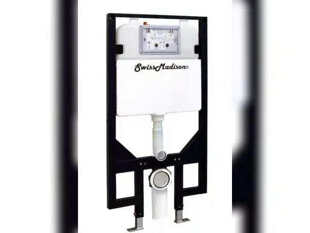 Lot 96-209883 - Swiss Madison
Concealed In-Wall Toilet Carrier System 2 in. x 4 in. for Wall-Hung 1.28 GPF Dual Flus...