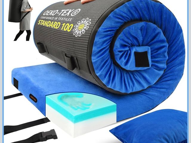 Lot 96-170218 - Lxotvae
Memory Foam Camping Mattress pad, Comfortable Thick Floor Sleeping Mat for Adults with Water...