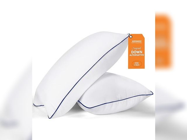 Lot 96-187244 - MZOIMZO Bed Pillows for Sleeping- King Size, Set of 2, Cooling Hotel Quality with Premium Soft Down ...