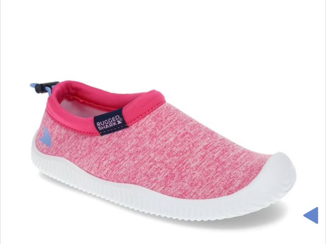 Lot 96-230616 - Rugged Shark Toddler &amp; Little Girls Riptide Water Shoes Size 3 New