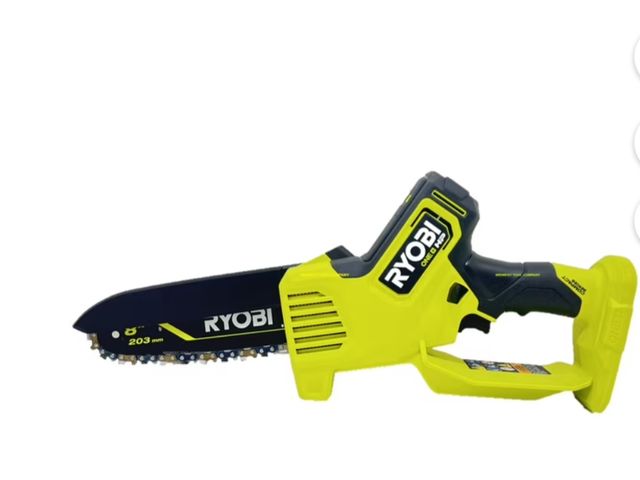 Lot 96-191917 - RYOBI HP 18V Brushless 8 in. Compact Pruning Mini Chainsaw (Tool Only) Used, untested