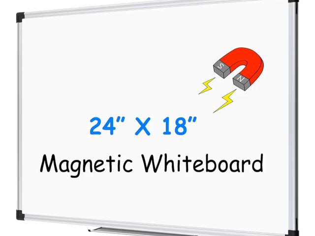 Lot 96-176161 - XBoard Magnetic Whiteboard 24 x 36 Inch, Dry Erase Board with Aluminium Frame New