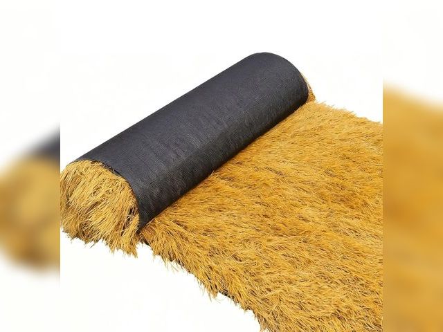 Lot 96-180392 - XLX TURF Artificial Thatch Grass - 35" x 6.5' Outdoor Fireproof Fake Hay Bales Material - Thanksgivi...