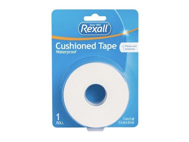 Lot 96-211702 - 2 Pack Rexall Waterproof Cushioned Tape, 5 yds New