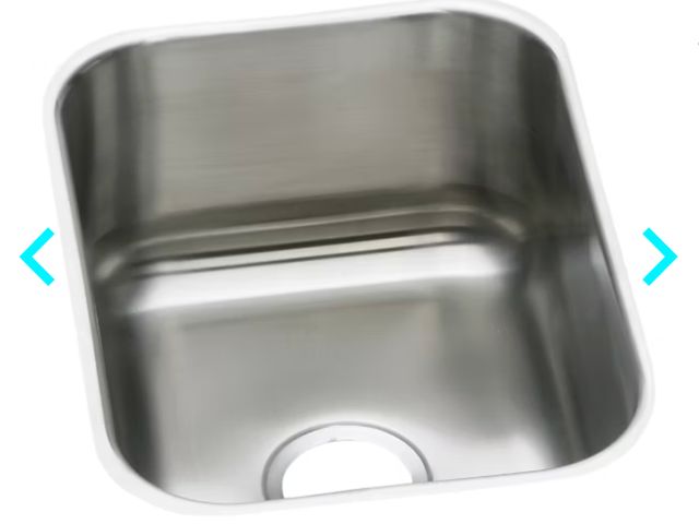 Lot 96-139789 - Dayton® Stainless Steel 16" x 20-1/2" x 8" Single Bowl Undermount Bar Sink New MSRP $380