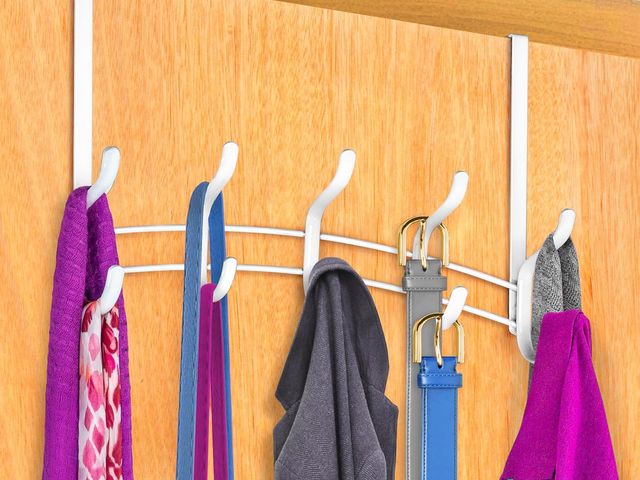 Lot 96-191135 - LYNK Professional® Home™ Over Door Hooks Rack - 10 Hook Over Door Hanger - Over Door Towel Rack - Ha...