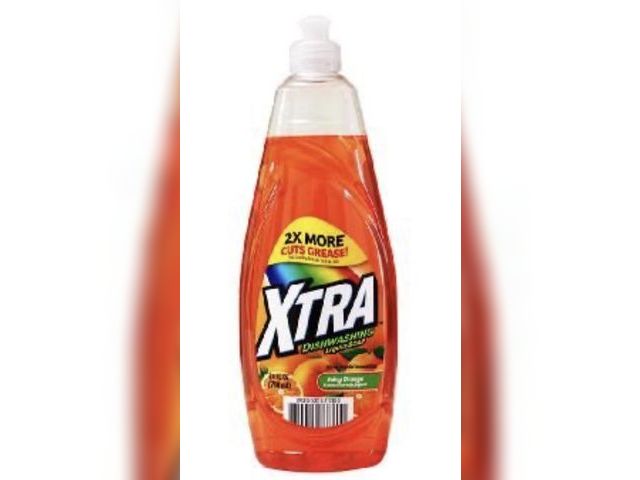 Lot 96-200208 - Xtra Dishwashing Liquid Soap 24oz Juicy Orange New