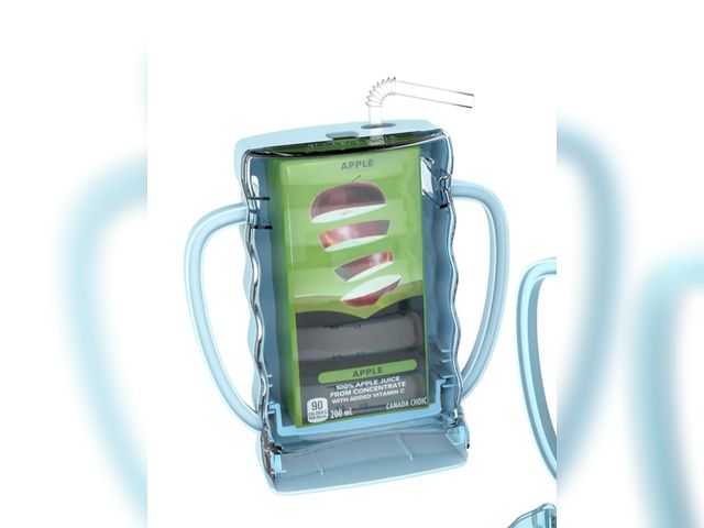 Lot 96-170705 - Dinneractive Sip Wiz - Baby Pouch Holder No Squeeze Pouch Food Pouches &amp; Juice Box Holder - Anti...