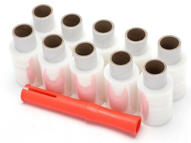 Lot 96-177462 - 12ct Mini Roll Hand Pallet Cling Film Shrink Wrap
New