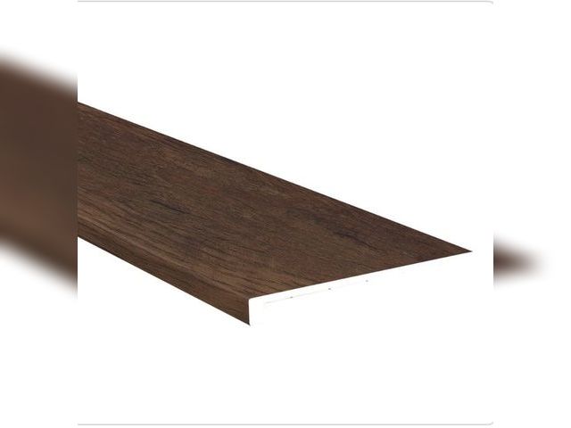 Lot 96-188985 - A&amp;A Surfaces
Antique Mahogany 5/4 in. T x 12 in. W x 47.25 in. L Luxury Vinyl Stair Tread Moldin...