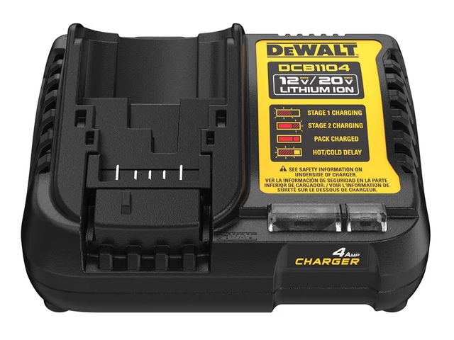 Lot 96-192450 - DEWALT 12V MAX/20V MAX Lithium Ion Battery Charger, 4 Amp (DCB1104) New