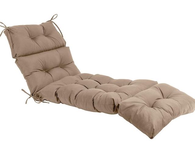 Lot 96-187655 - QILLOWAY Indoor/Outdoor Chaise Lounge Cushion,Spring/Summer Seasonal All Weather Replacement Cushion...