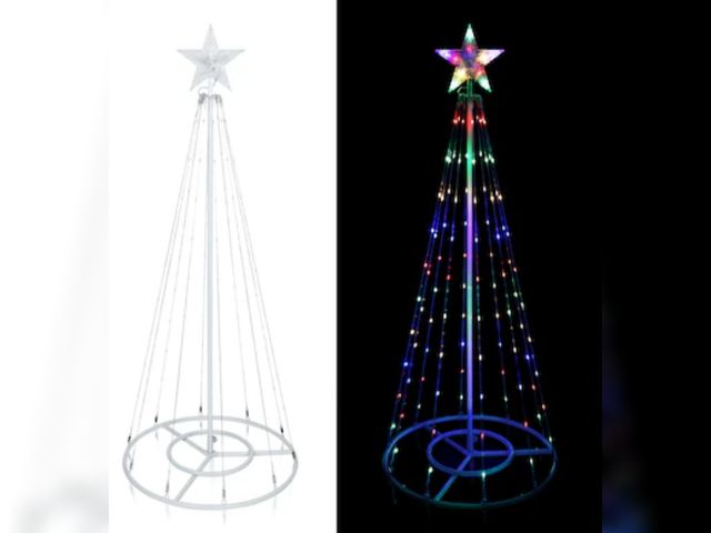 Lot 96-188206 - Freestanding Christmas tree Yard decoration with Multicolor LED Lights
Exact size unknown 
New