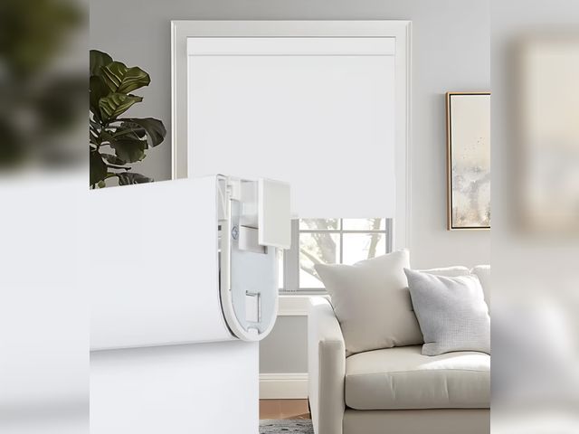 Lot 96-181637 - Persilux No Drill No Tools Blackout Roller Shades for Indoor Window Shades Cordless Roller Blinds, U...