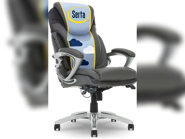 Lot 96-172000 - Serta Bryce Executive Office Chair, Ergonomic Computer DeskChairs with Patented AIR Lumbar Support, ...