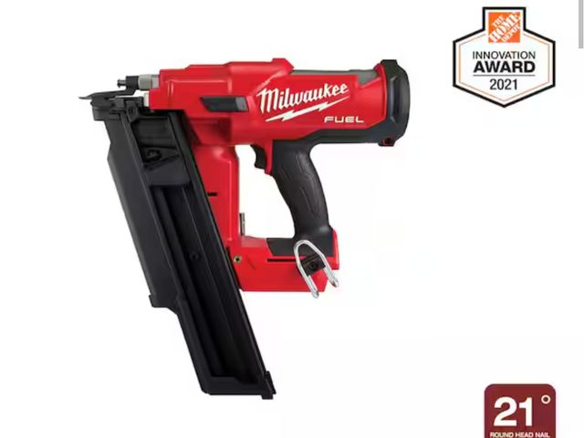 Lot 96-162472 - Milwaukee M18 FUEL 3-1/2 in. 18-Volt 21-Degree Lithium-Ion Brushless Cordless Framing Nailer (Tool-O...