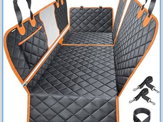 Lot 96-174463 - URPOWER 6-in-1 Dog Car Seat Cover for Back Seat, Waterproof Dog Car Hammock with Mesh Window, Non-Sl...