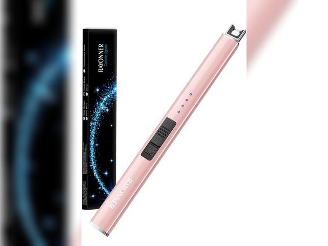 Lot 96-190764 - RAYONNER Lighter Electric Candle Lighters Rechargeable USB Lighter Arc Lighters for Candle Camping (...