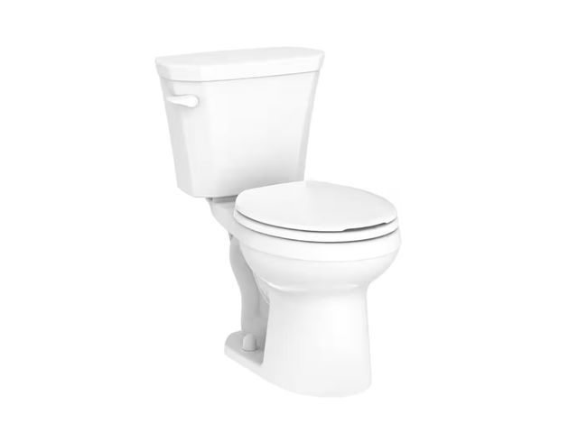 Lot 96-162784 - Gerber
Viper Two-Piece 1.28 GPF Gravity Fed Round Front Toilet in White with Slow Close Seat
MSRP $2...