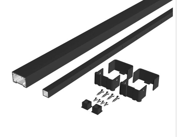 Lot 96-227908 - Deckorators Cable Rail 36 in. × 72 in.
Textured Black Aluminum
Rectangular Level Top Rail for Cable ...
