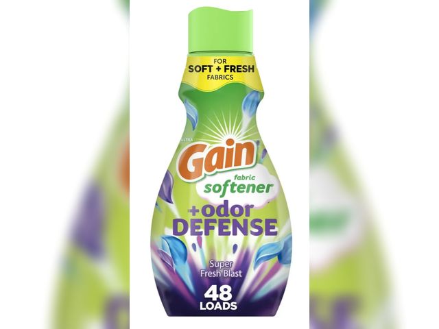 Lot 96-200909 - Gain Odor Defense Liquid Fabric Softener, Freshness + Odor Protection, Super Fresh Blast Scent, 35 f...