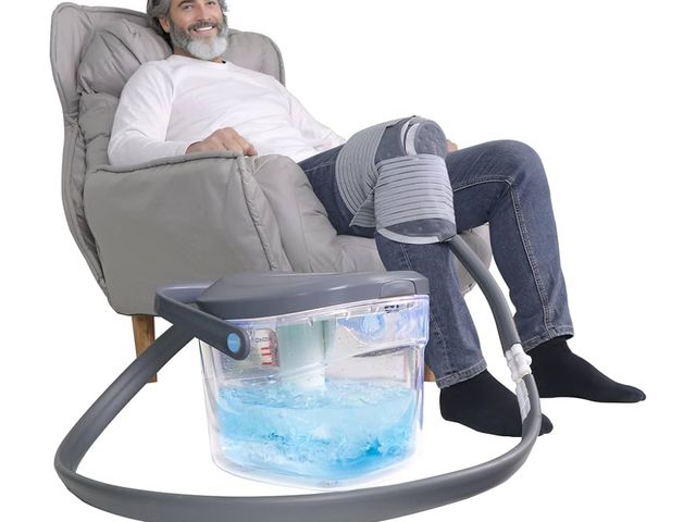 Lot 96-164973 - Cold Therapy System, Programable Timer, Wireless Remote, Double Walled Bucket, Post-Surgery Pain Rel...