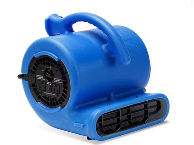 Lot 96-162802 - B-Air
1/4 HP Air Mover Blower Fan for Water Damage Restoration Carpet Dryer Floor Home and Plumbing ...
