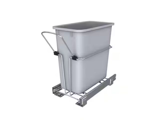 Lot 96-198272 - Rev-A-Shelf
Chrome Steel Pullout Waste Container
New