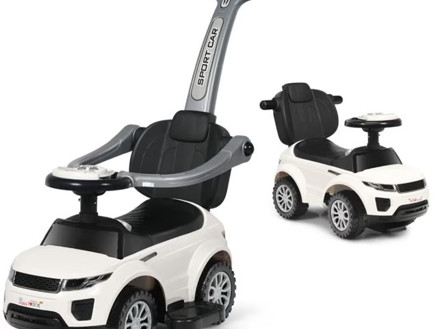 Lot 96-192224 - HONEY JOY Ride On Push Car, Foot to Floor Ride On Sliding Car Push Handle &amp; Detachable Guardrail...