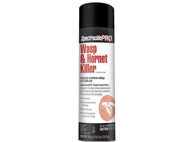 Lot 96-182164 - SPECTRACIDE HG-30110-6 Wasp and Hornet Killer, Liquid, Spray Application, 18 oz Aerosol Can Light Ye...