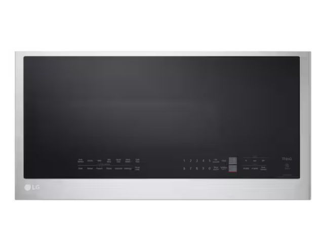 Lot 96-218658 - LG
Smart 30 in. W 2 cu. ft. Over the Range Microwave with EasyClean 1,050-Watt in PrintProof Stainle...