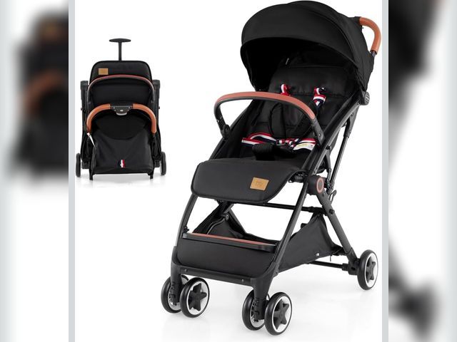 Lot 96-191480 - BABY JOY Lightweight Baby Stroller, Compact Toddler Travel Stroller for Airplane, Infant Stroller w/...