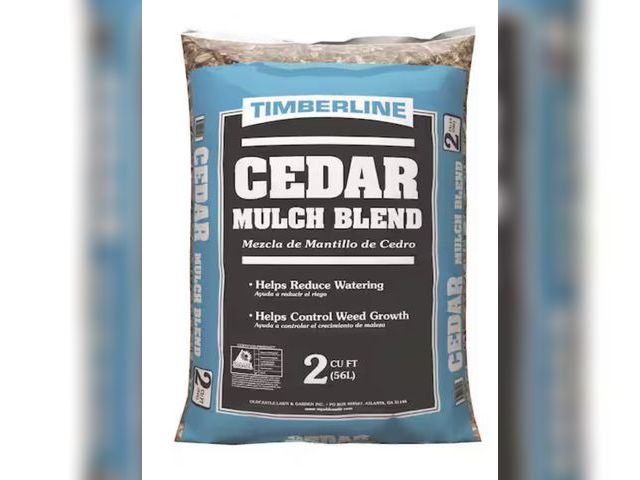 Lot 96-212337 - Timberline 2 cu. ft. Cedar Blend Shredded Bagged Mulch
New
Bag is full. May have small tear but full