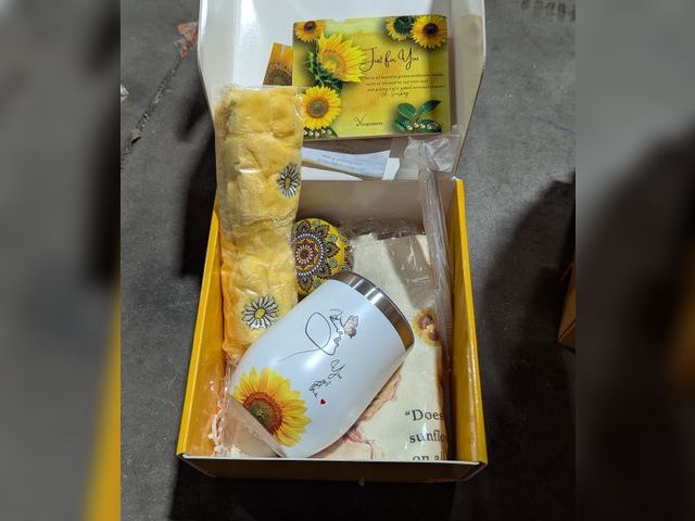 Lot 96-194775 - Aveegranteic Get Well for Women,Sunflower Gifts for Women Birthday Package Includes: Tumbler, Tote B...