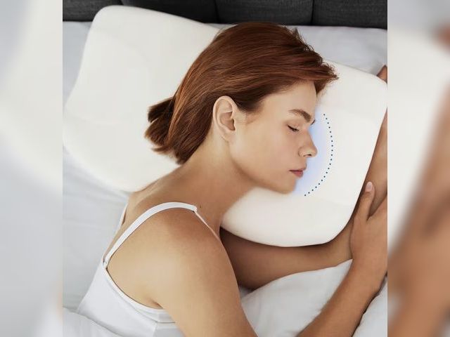 Lot 96-180844 - The Best Anti Wrinkle Side Sleeper Pillow, Anti Aging Beauty Pillow, Prevent and Stop Sleep Wrinkles...