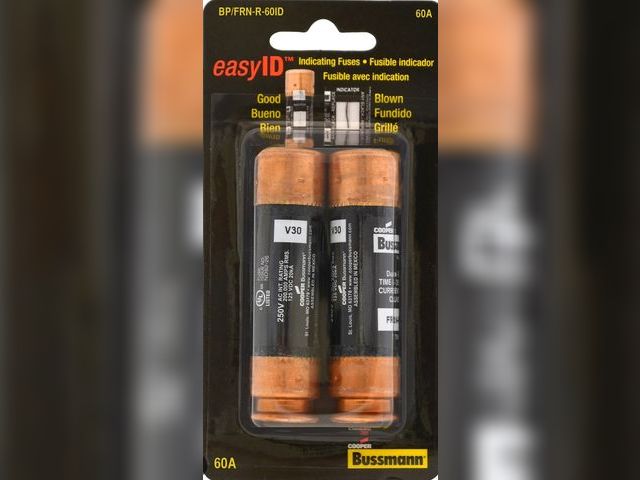 Lot 96-165425 - Bussmann Easy ID, Indicating Fuses FRN-R 60A
New
