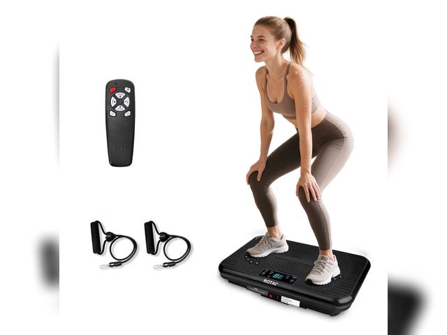 Lot 96-181649 - Shake Plate Vibration Exercise Machine for Lymphatic Drainage Massager &amp; Weight Loss, 400 lbs Ca...