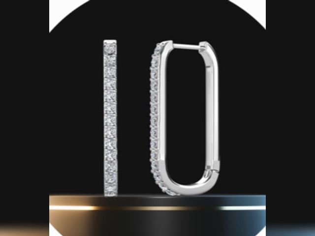 Lot 96-178722 - Cate &amp; Chloe Silver Hoops 
New