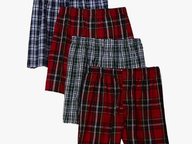 Lot 96-178806 - Hanes Ultimate Men's 4-Pack FreshIQ Plaid Boxer with ComfortFlex Waistband-Assorted Colors Large
New