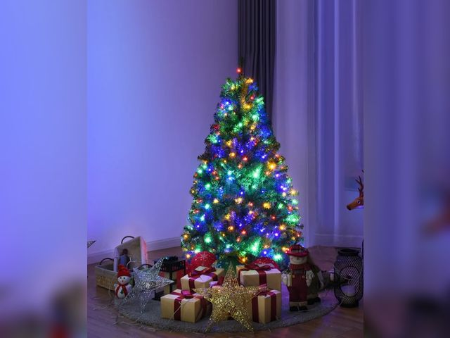 Lot 96-197713 - Costway 4Ft Pre-Lit Artificial Christmas Tree Hinged 100 LED Lights
New