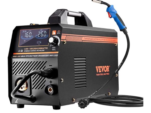 Lot 96-169955 - Verbor MIG160 AC110/220V 60HzWelder Machine, 110V/220V Dual Voltage Mig Welder with IGBT Inverter &a...