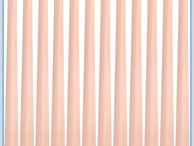 Lot 96-191137 - 12 Pack 10 inch Soft Peach Taper Candles, Unscented Dripless Candlesticks Bulk for Home Dinner Weddi...
