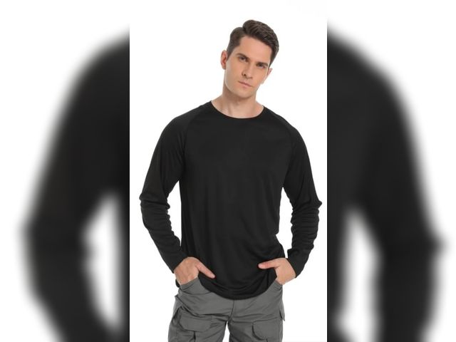 Lot 96-178648 - PAKUSISUP Men's Long Sleeve Fishing Shirts UPF 50+ | Quick-Dry Sun Protection Shirts (Lightweight, 1...